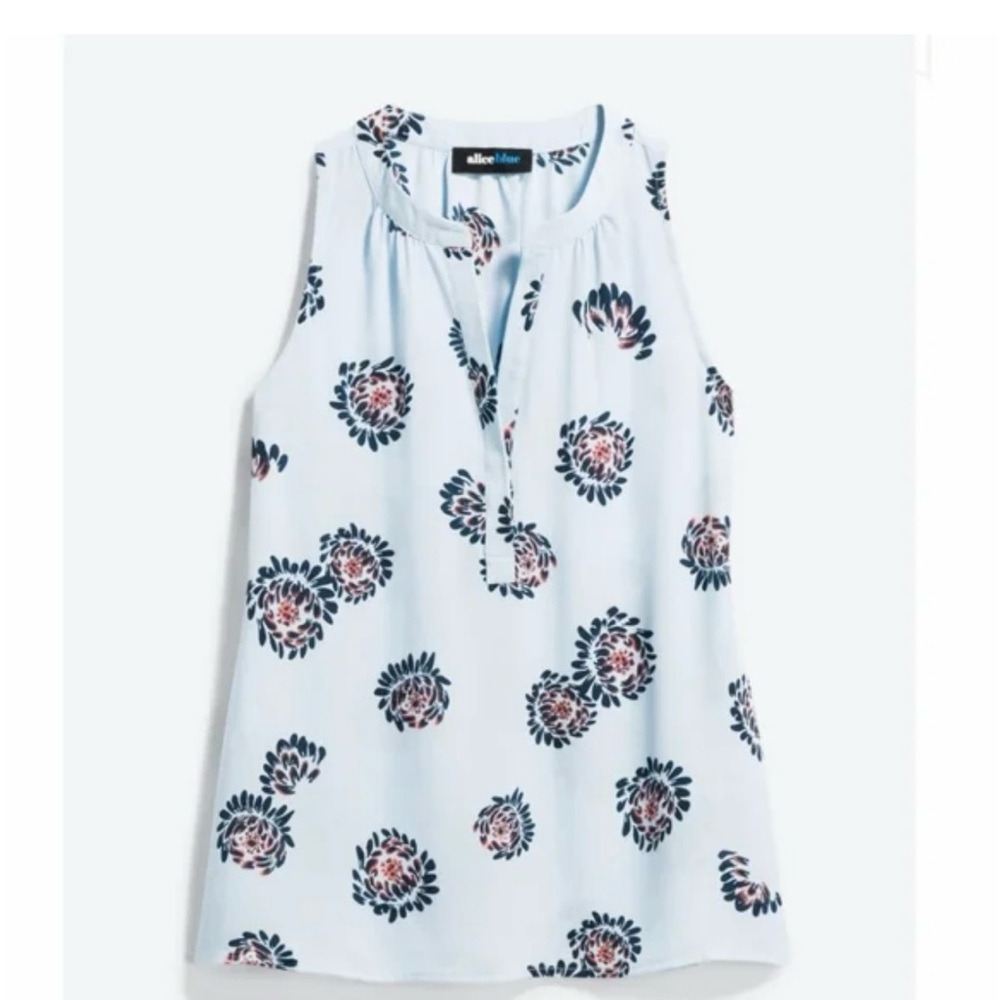 Alice Blue sleeveless blouse XL